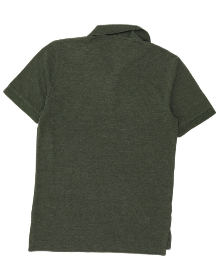 Męska koszulka polo EDDIE BAUER, mała, zielona, bawełniana
