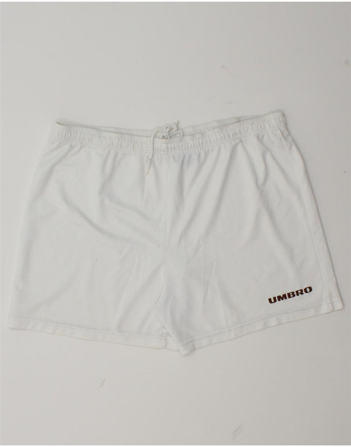 Męskie spodenki sportowe Umbro XL, biały poliester