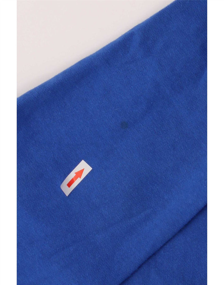 Męska bluza z kapturem Nike, średnia niebieska, bawełniana