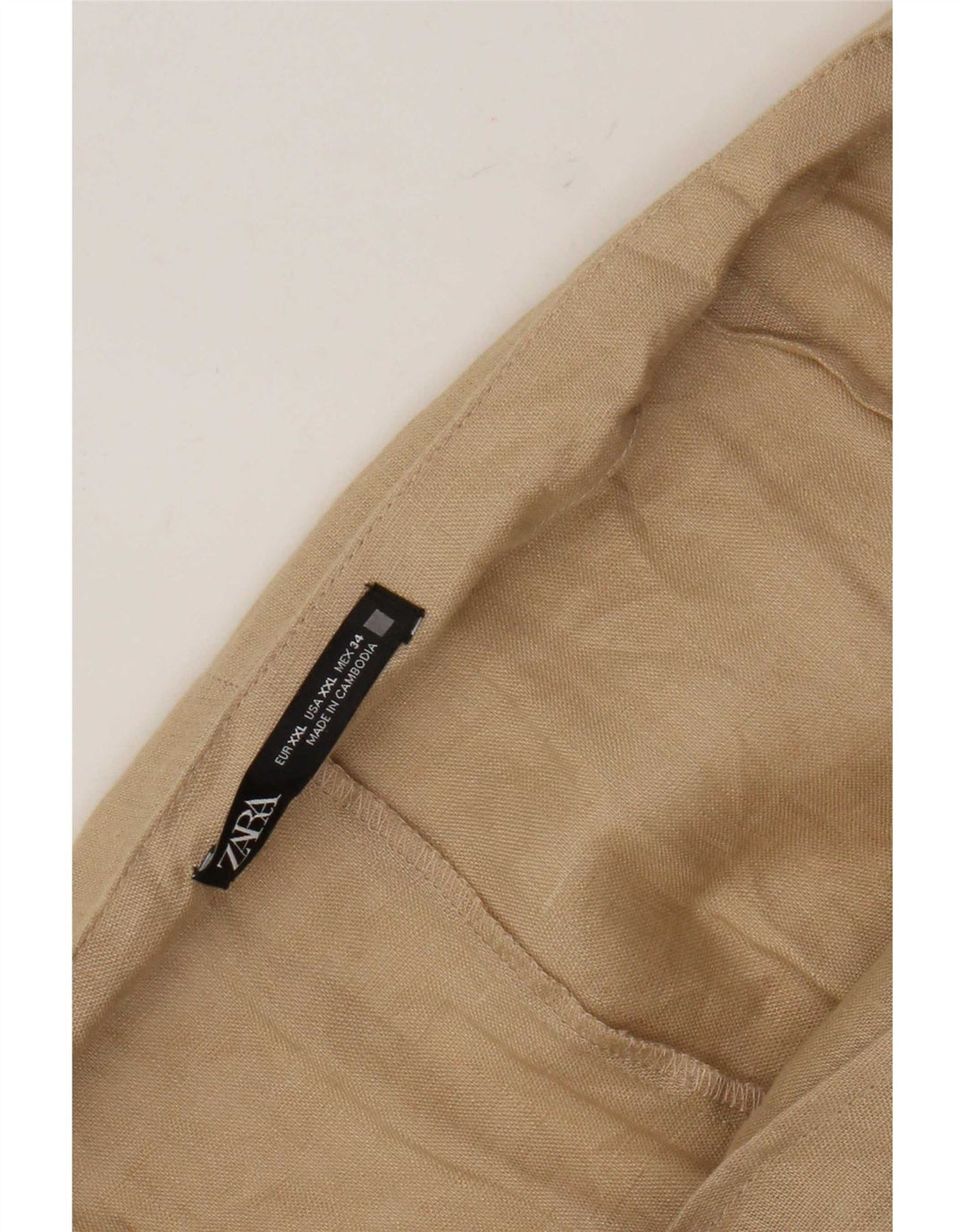 Spódnica damska Zara Sarong 2XL W34 beżowa