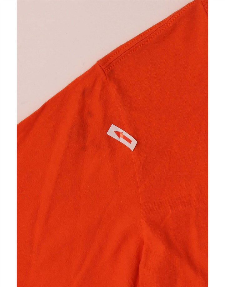 Męska koszulka z grafiką Adidas, średnia, pomarańczowa bawełna