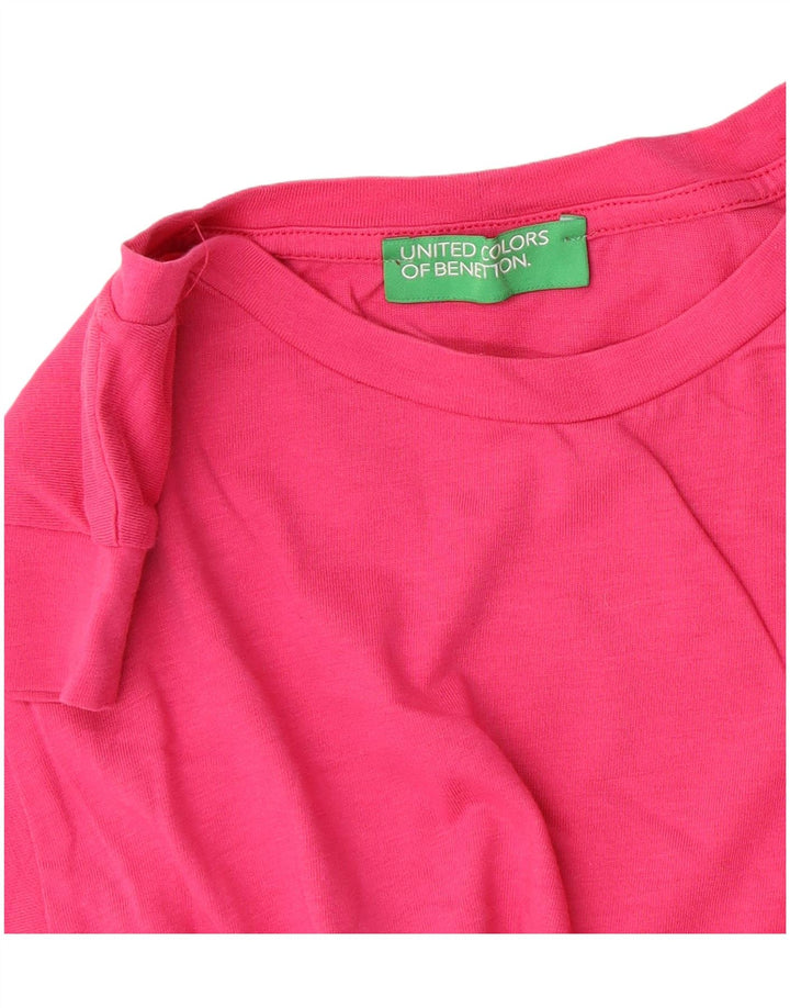 Top damski Benetton UK 12 w kolorze średniego różu