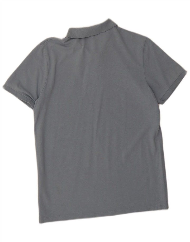 Męska koszulka polo Jack & Jones, mała, niebieska, bawełniana