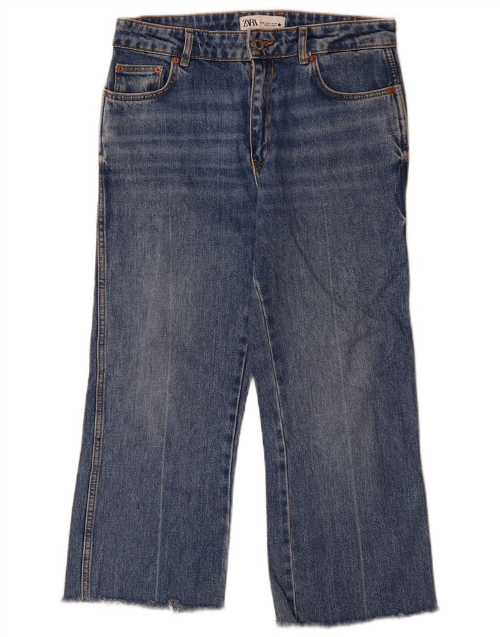 Dżinsy damskie Zara Cropped EU 36 XS W26 L26 Niebieskie