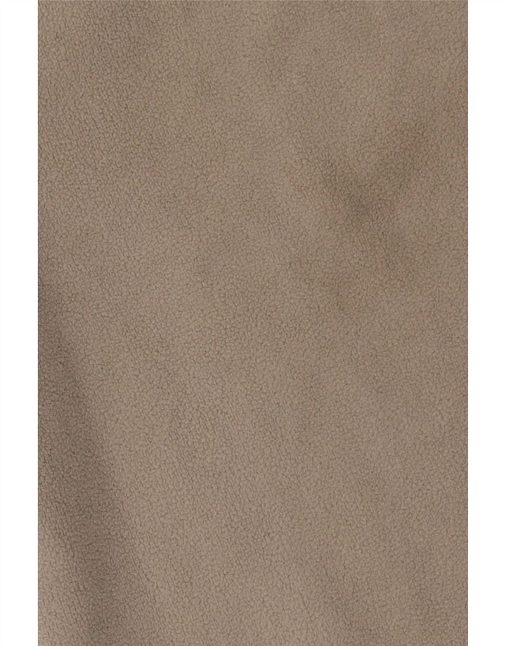 Męski sweter polarowy Weird Fish z zamkiem błyskawicznym, duży, złamany biały poliester