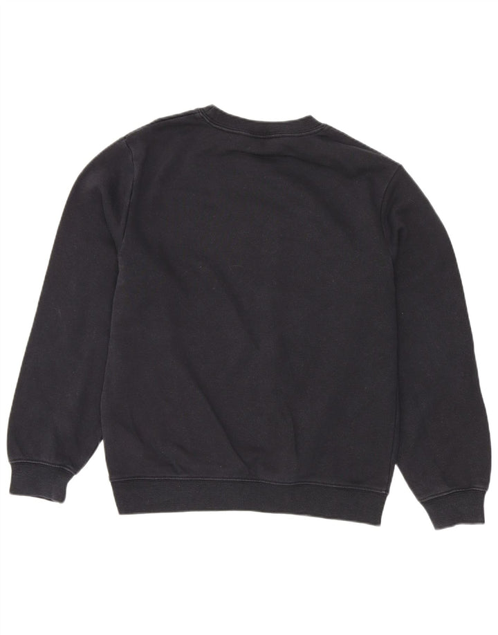 Chłopięcy sweter z grafiką Nike, 10-11 lat, średni czarny, bawełniany