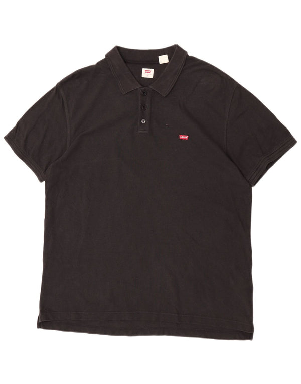 Męska koszulka polo Levi's XL, czarna, bawełniana