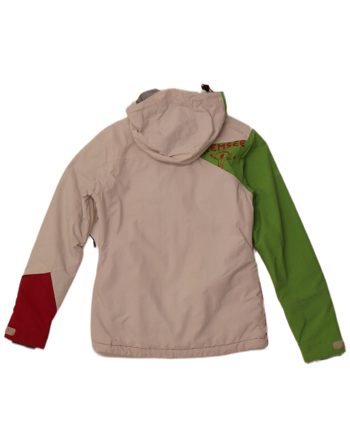 Damska kurtka wiatrówka z kapturem CHIEMSEE UK 6 XS w kolorze białym