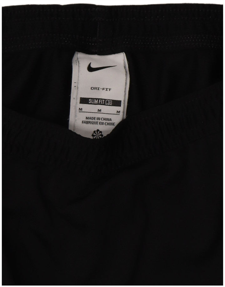 Męskie spodnie dresowe Nike Dri Fit Slim Fit, średni czarny poliester