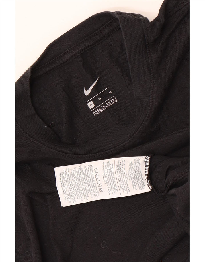 T-shirt męski Nike, średni czarny, bawełniany