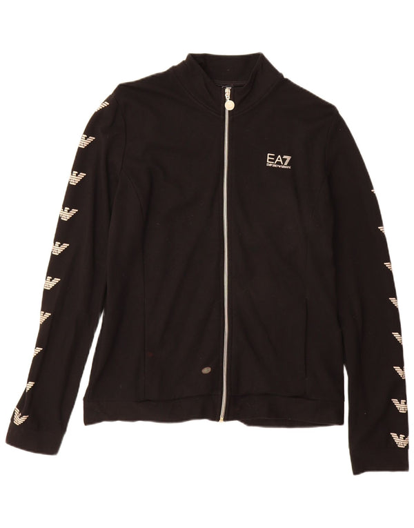 EMPORIO ARMANI Chłopięca bluza dresowa z grafiką, 15-16 lat, XL, czarna