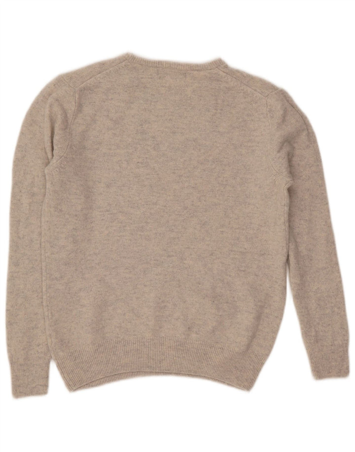 Sweter damski Marks & Spencer z okrągłym dekoltem, UK 14, średni szary nakrapiany