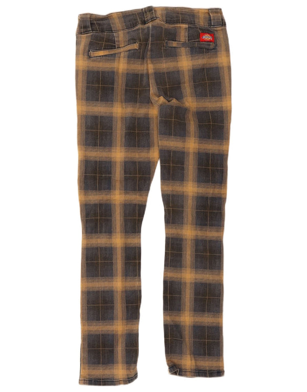 Męskie spodnie chino Dickies US 5 Medium W27 L27 Bawełna w niebieską kratkę