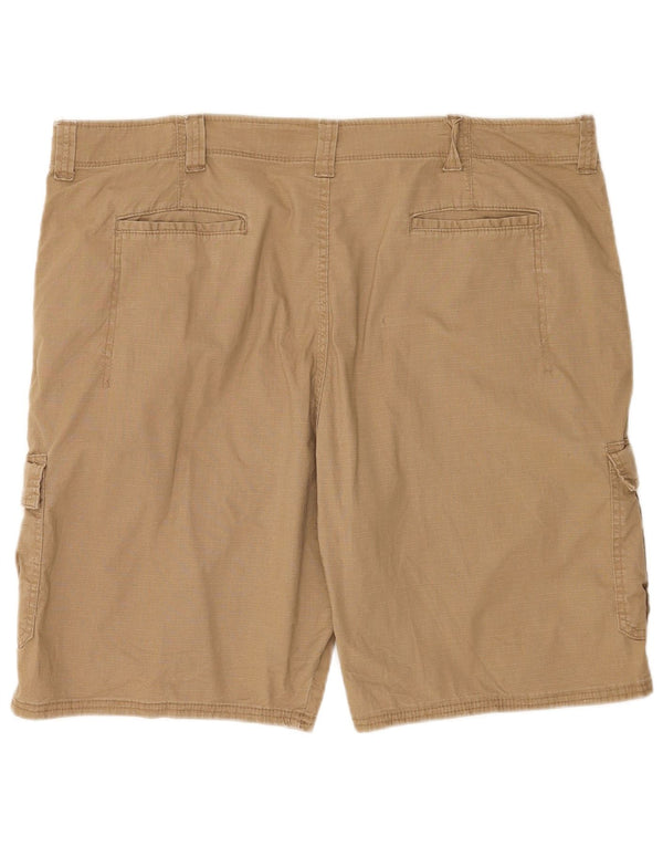 Męskie spodenki cargo Wrangler o swobodnym kroju W42 2XL, beżowa bawełna