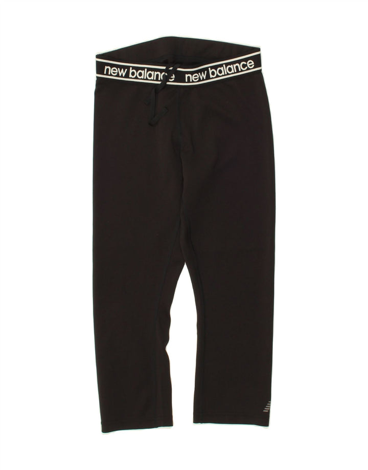 NEW BALANCE Womens Tracksuit Trousers UK 12 Medium Black Polyester Vintage New Balance and Second-Hand New Balance from Messina Hembry 