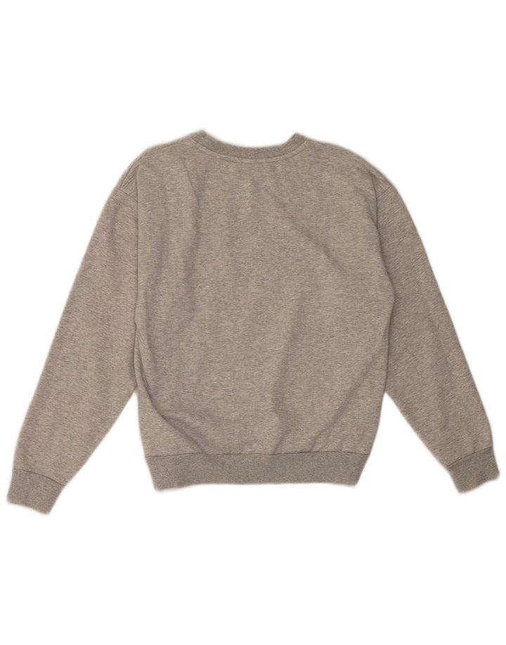 Męska bluza z grafiką Puma, sweter XS, szara bawełna