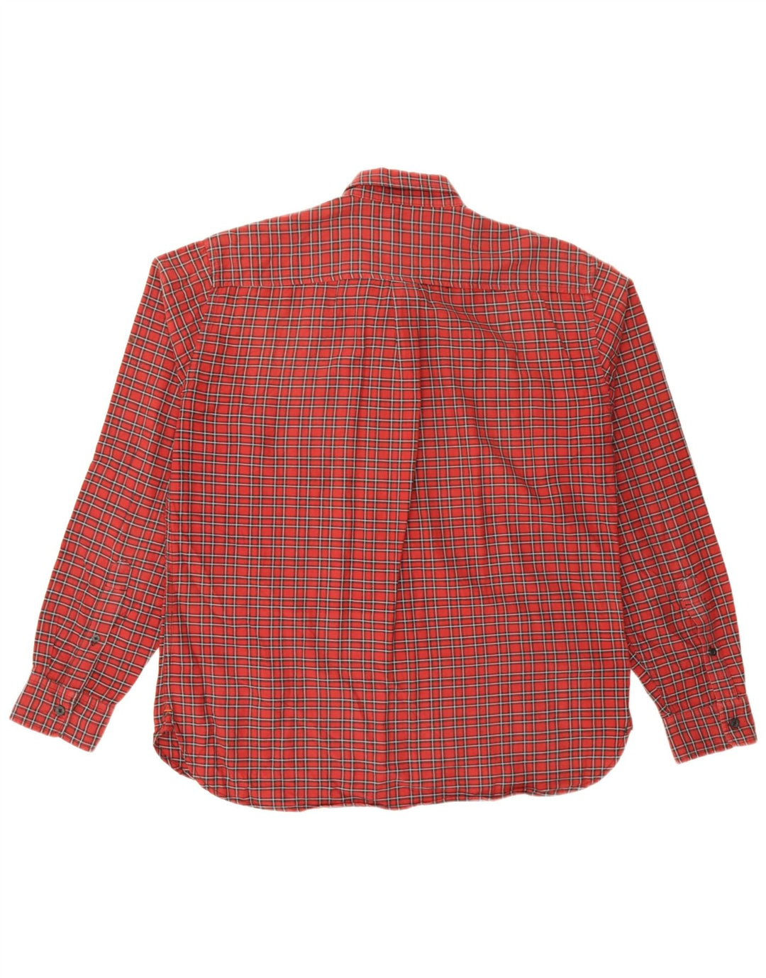 Męska koszula flanelowa Dockers o standardowym kroju, duża, bawełniana w czerwoną kratę