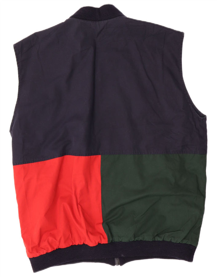 Dwustronna kamizelka męska Vintage UK 42 XL w kolorze granatowym