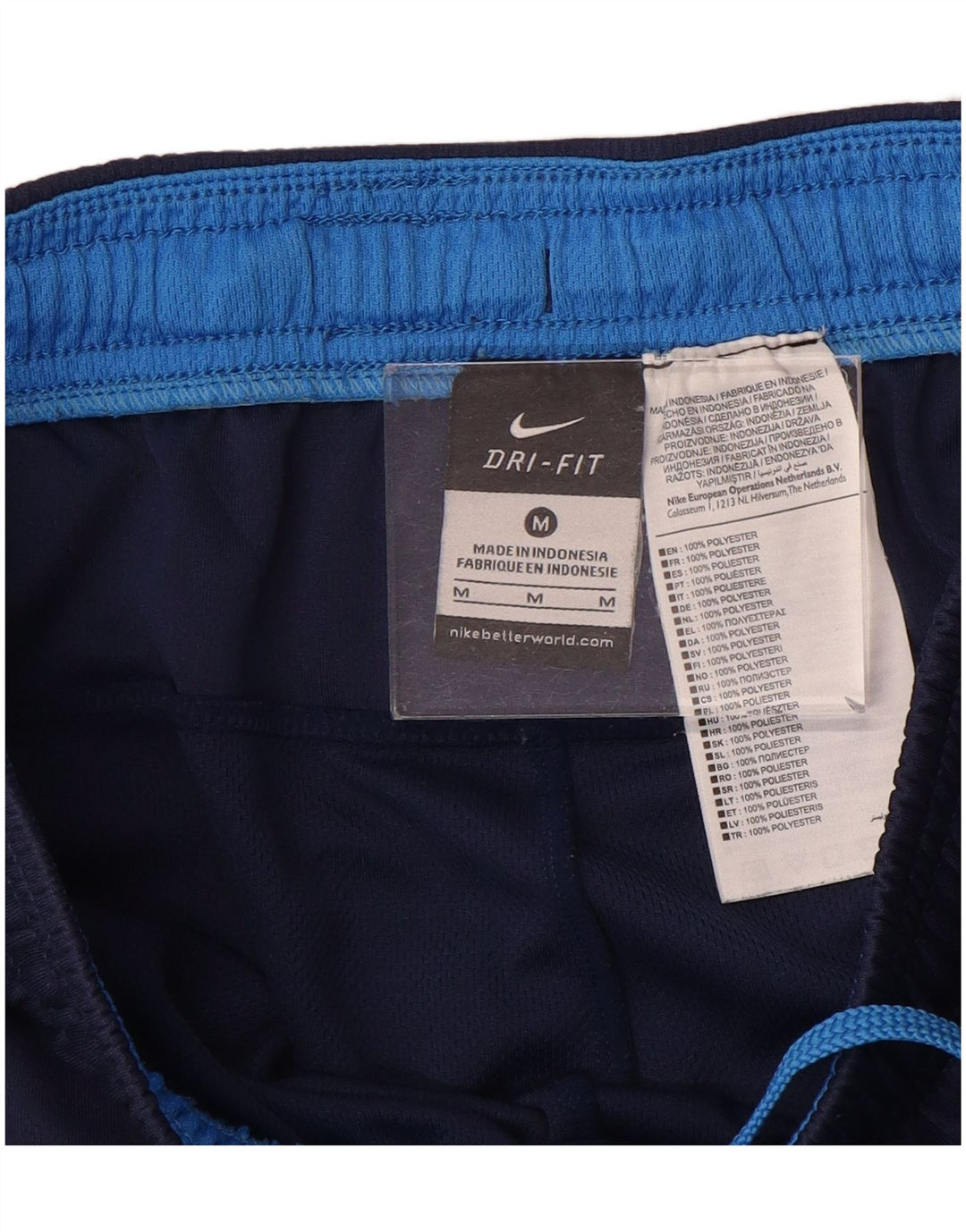 Męskie spodenki sportowe Nike Dri Fit, średni granatowy poliester