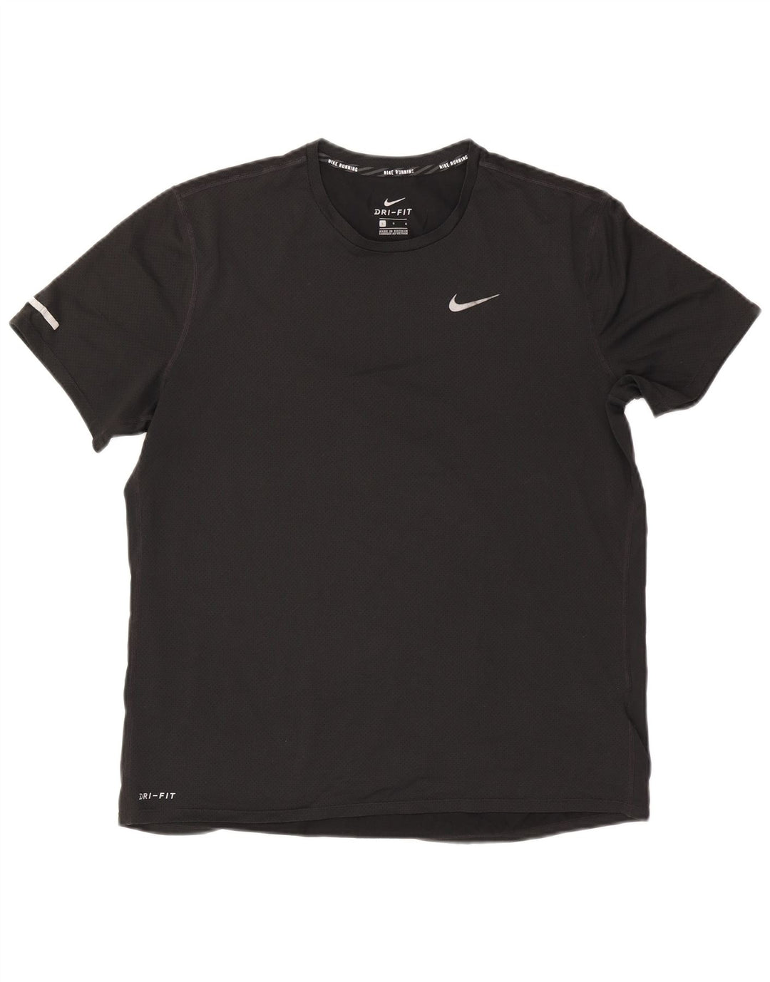 Męski T-shirt Nike Dri Fit, duży, czarny, poliestrowy