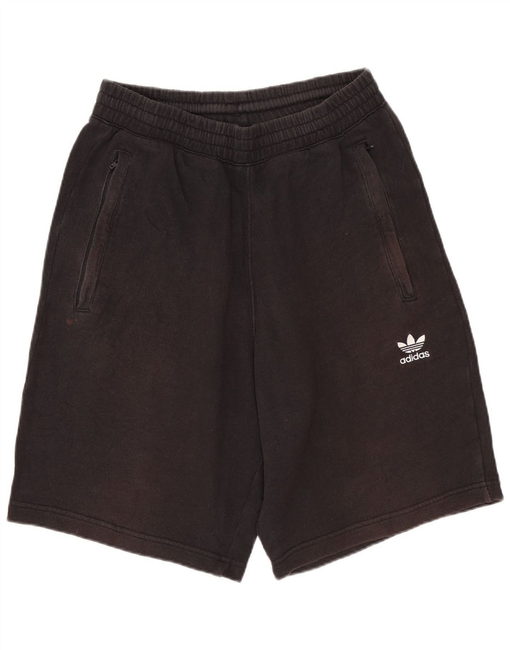 Męskie spodenki sportowe Adidas, małe, czarne, bawełniane