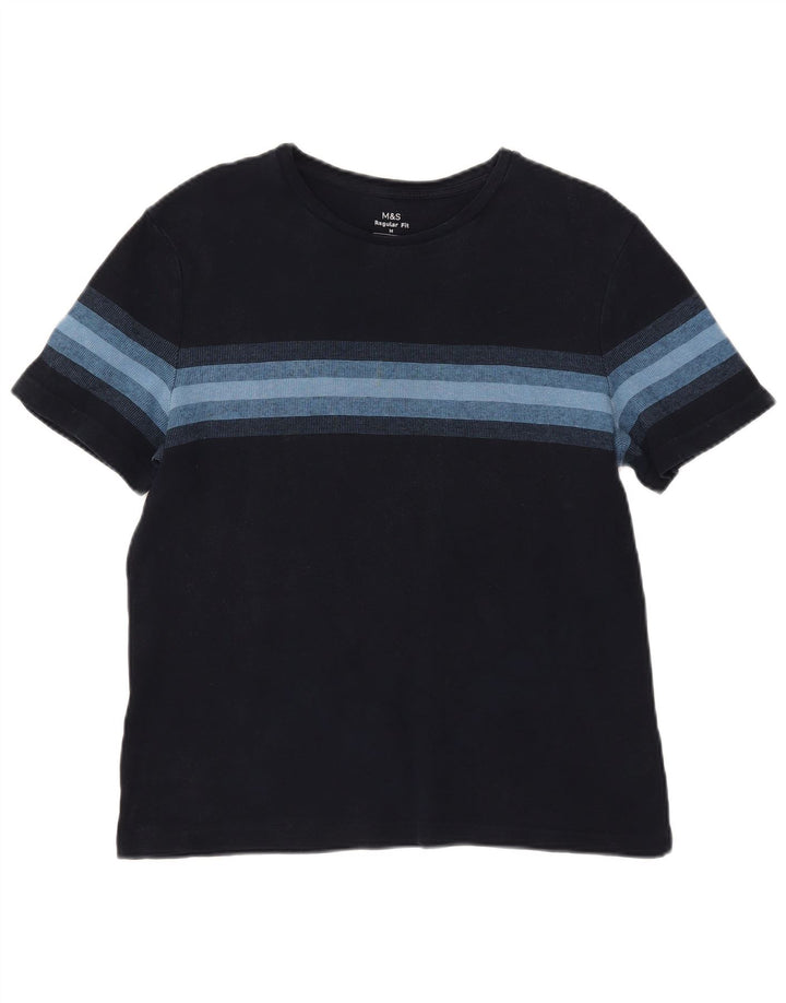 T-shirt damski Marks & Spencer UK 14, średni, granatowy w paski