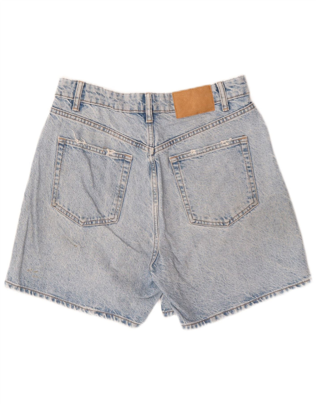Damskie spodenki jeansowe Zara EU 40 Medium W30, niebieska bawełna