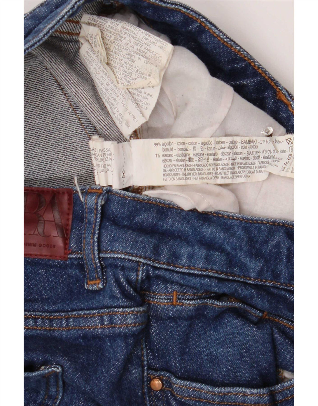 Damskie jeansy rozkloszowane Zara EU 40 Medium W30 L32 Niebieskie bawełniane