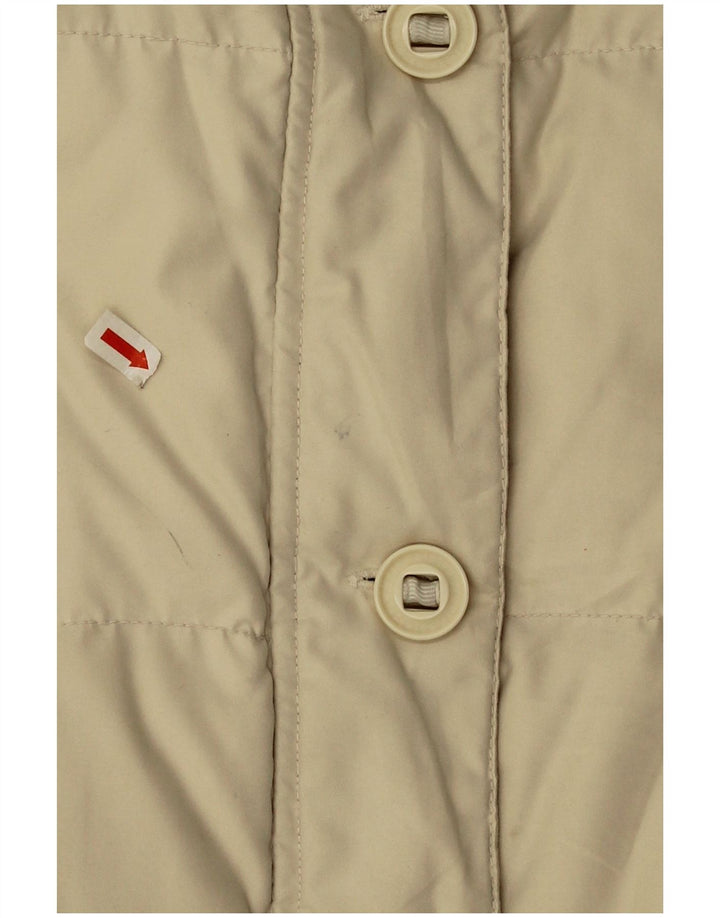 Kurtka dziewczęca typu oversize Diadora, duża, wyściełana, 9-10 lat, beżowy poliester