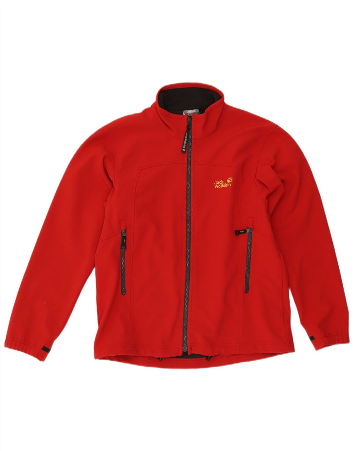 Męska kurtka dresowa Jack Wolfskin UK 40/42, duża, czerwona, poliester
