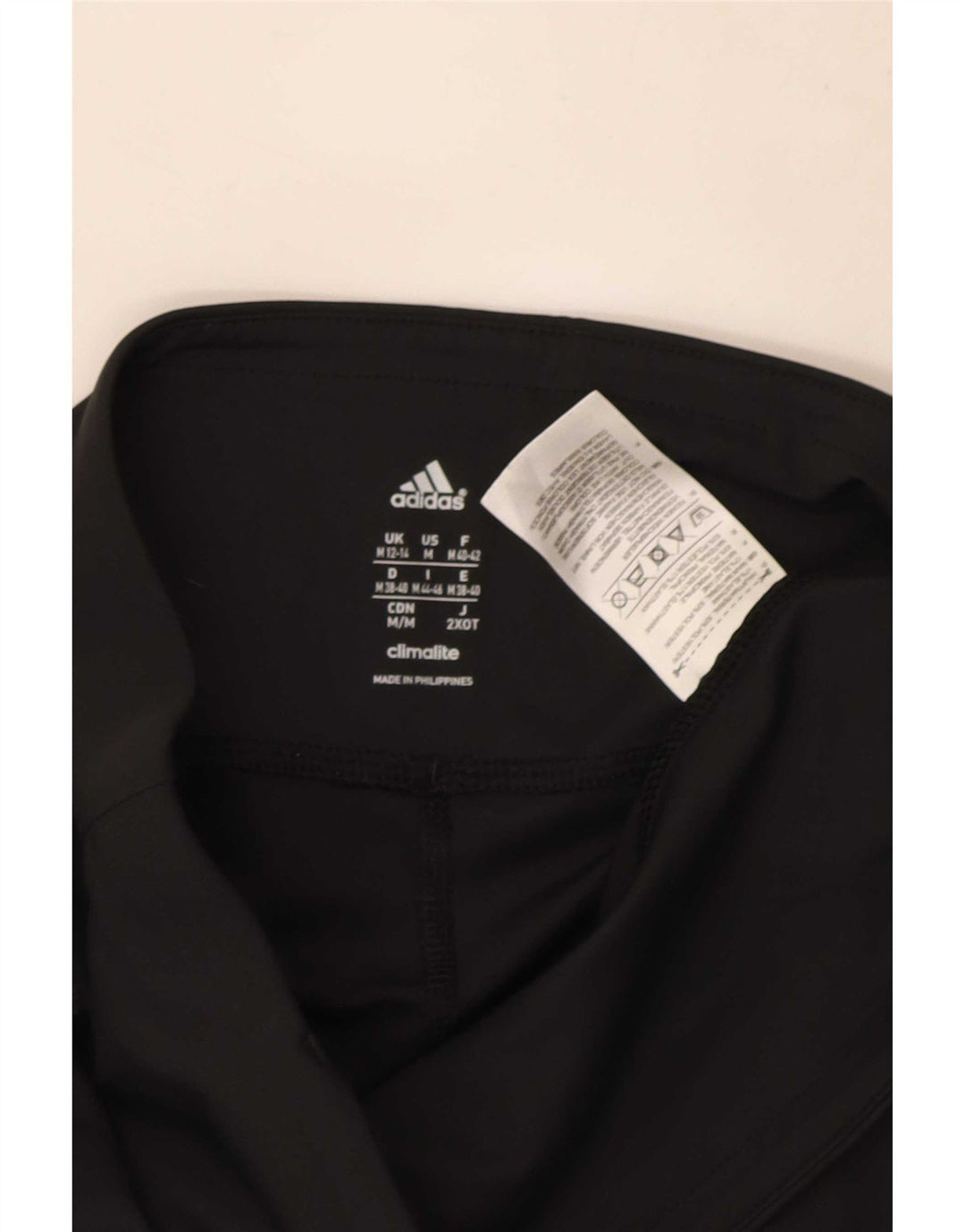 Damskie legginsy Adidas Climalite Capri UK 12/14 Średni czarny poliester