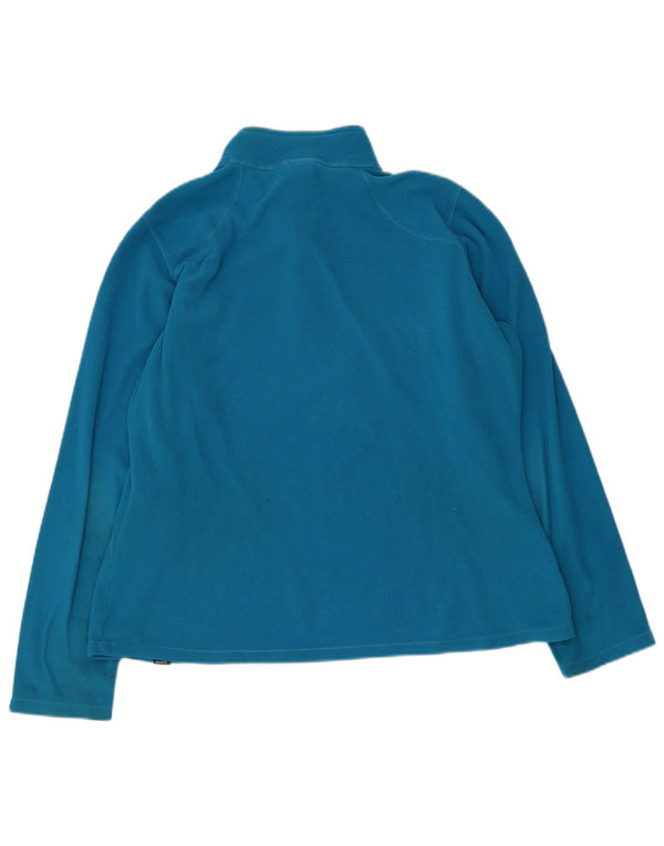 Damski sweter polarowy The North Face z zamkiem błyskawicznym, UK 16, duży niebieski poliester
