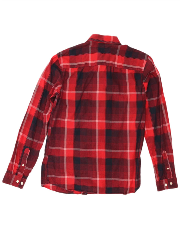 Koszula męska Jack & Jones, bawełniana w czerwoną kratę