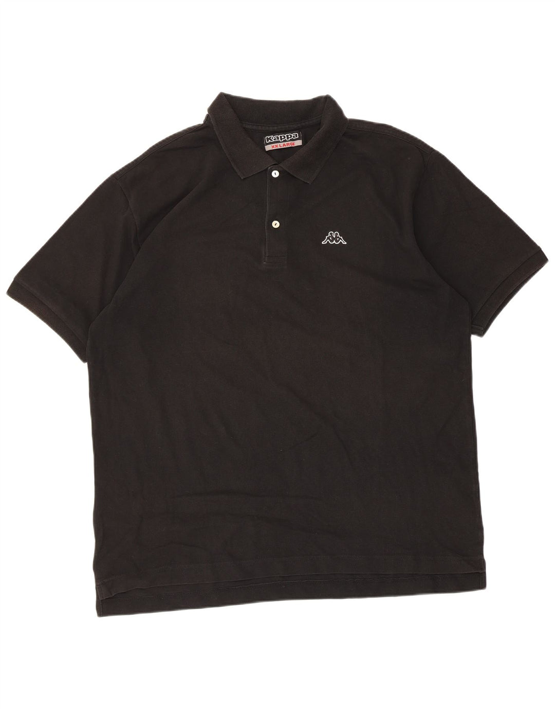 Męska koszulka polo Kappa 2XL Czarna, bawełniana