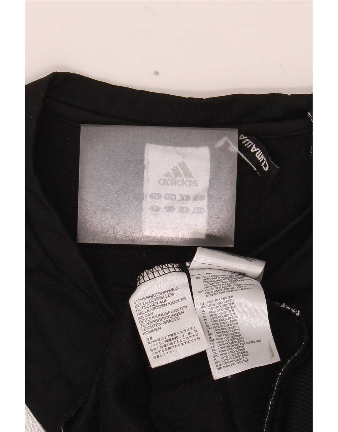 Adidas Męska bluza Climawarm Jumper UK 42/44 Duży czarny poliester