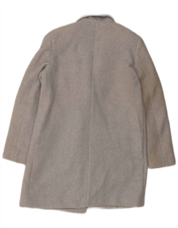 Damski płaszcz oversize z podwójnymi piersiami Zara UK 6 XS w kolorze niebieskim nakrapianym