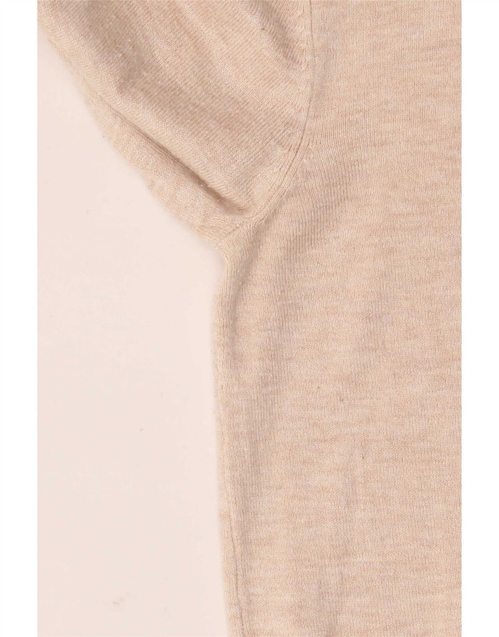 Marks & Spencer Damski sweter kardigan UK 10 Small Beżowa Wiskoza