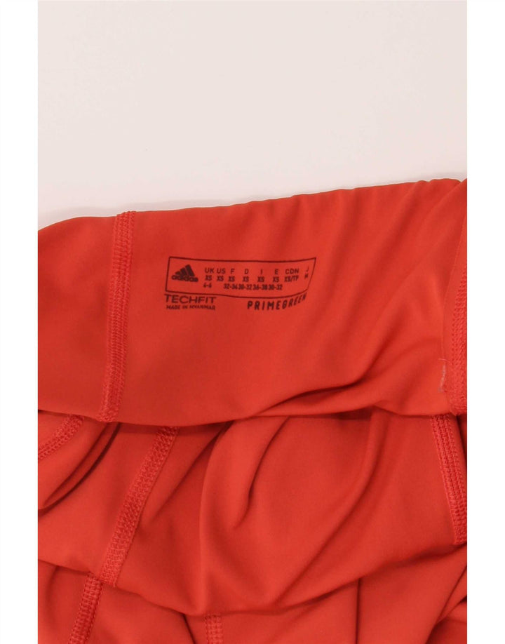 Damskie legginsy Adidas Graphic UK 4/6 XS Czerwone poliestrowe