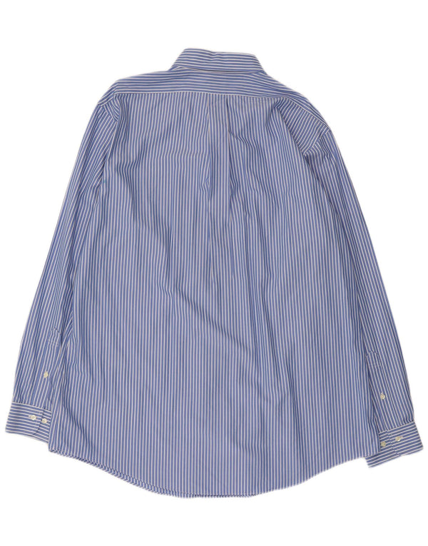 Męska koszula Regent Brooks Brothers, rozmiar 17 1/2 XL, bawełniana w niebieskie paski