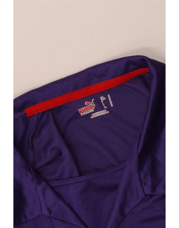 Męska koszulka polo Puma w kolorze średniofioletowym