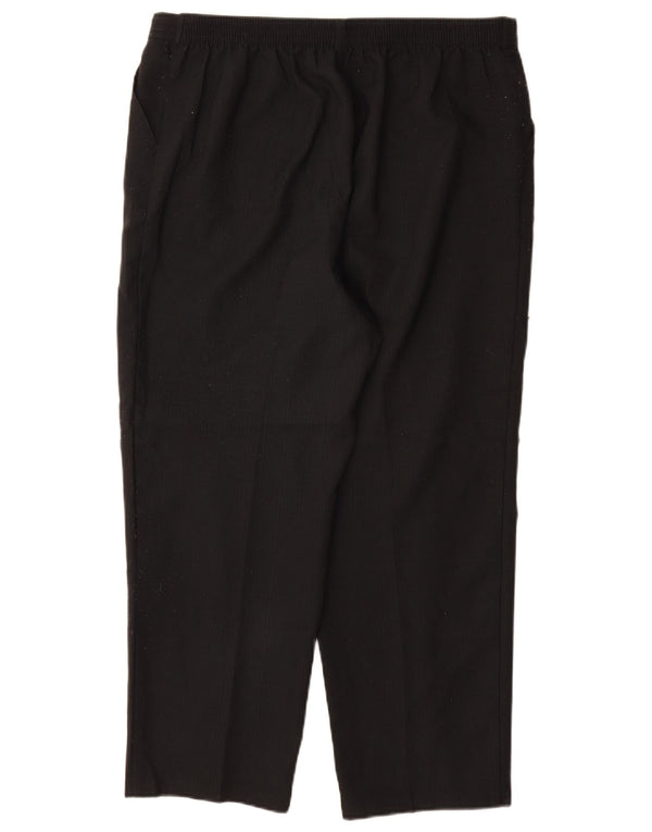 Marks & Spencer Damskie proste spodnie codzienne UK 18 XL W36 L28 Czarne