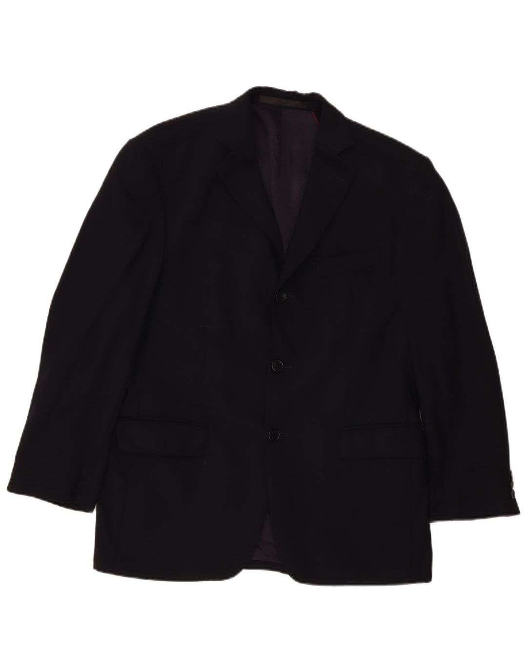 Marks & Spencer Męska marynarka zapinana na 3 guziki UK 38 Średni granatowy, nowa wełna