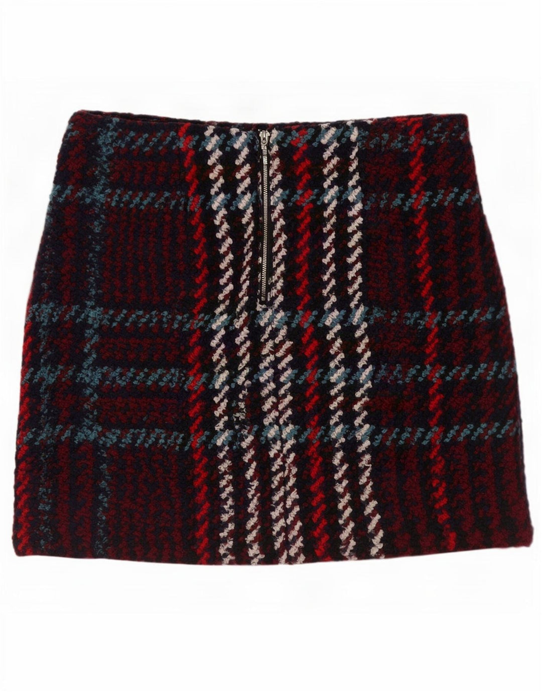 Marks & Spencer Damska spódnica mini UK 16 duża W34 wielokolorowa kratka