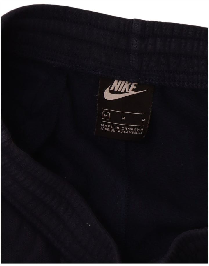 Męskie spodnie dresowe Nike, joggery, średnie granatowe, bawełniane