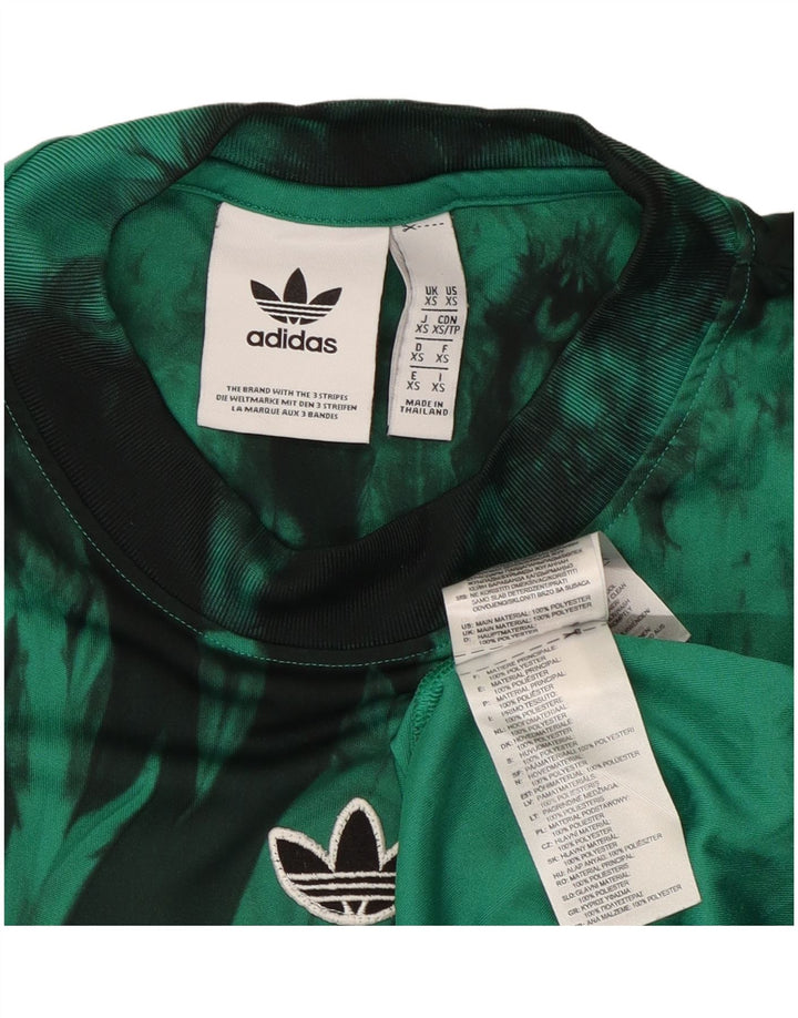 Adidas Męska koszulka Top XS Green Tie Dye Poliester