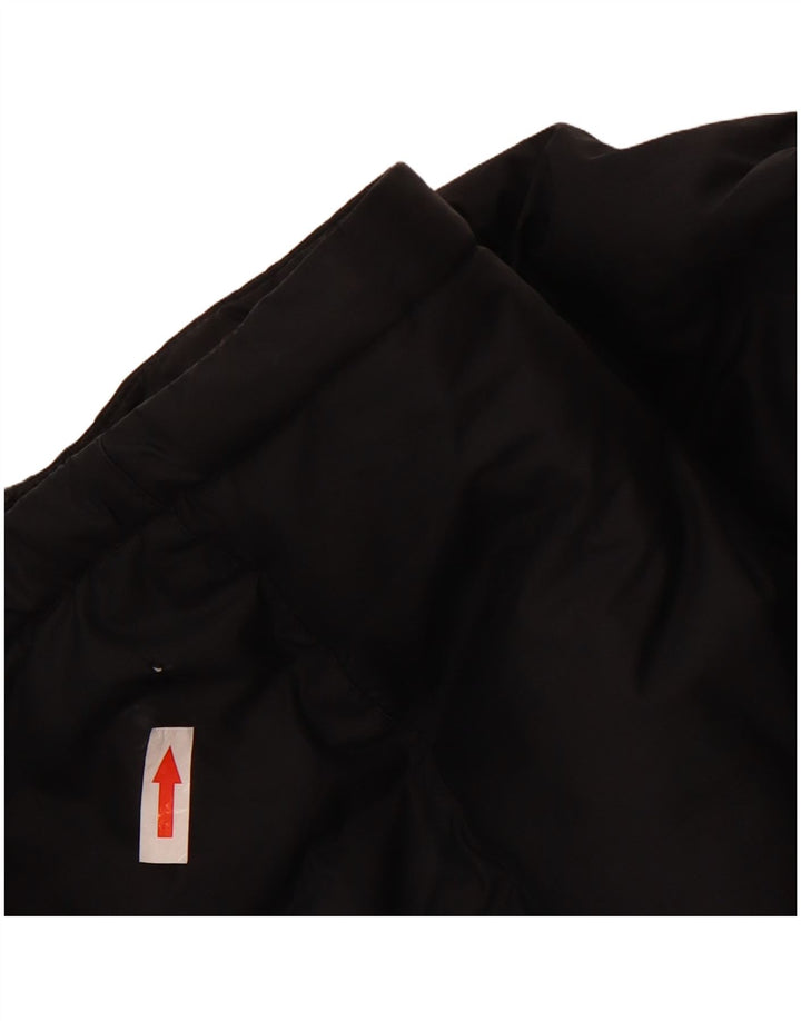 Chłopięca wyściełana kurtka z kapturem i kapturem Nike 12-13 lat, duża, czarna, poliestrowa