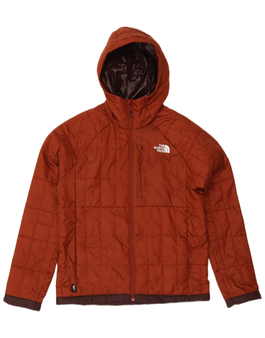 Męska ocieplana kurtka z kapturem The North Face UK 38, średni brąz