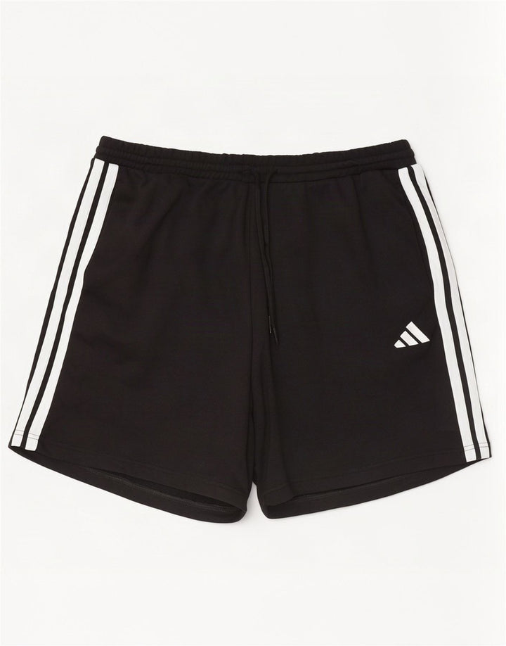 Męskie spodenki sportowe Adidas 2XL, czarne, bawełniane