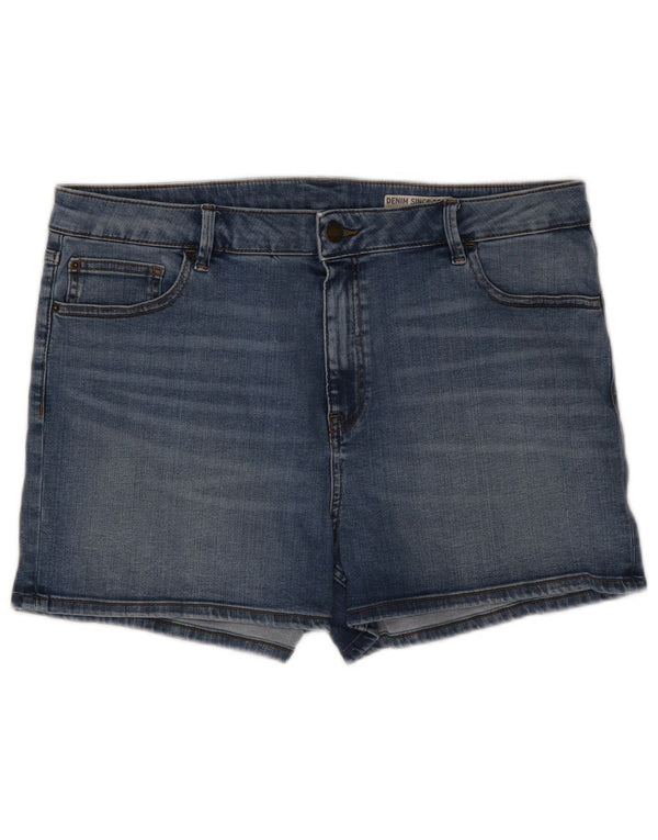 Damskie spodenki jeansowe Marks & Spencer UK 18 XL W36, niebieskie, bawełniane