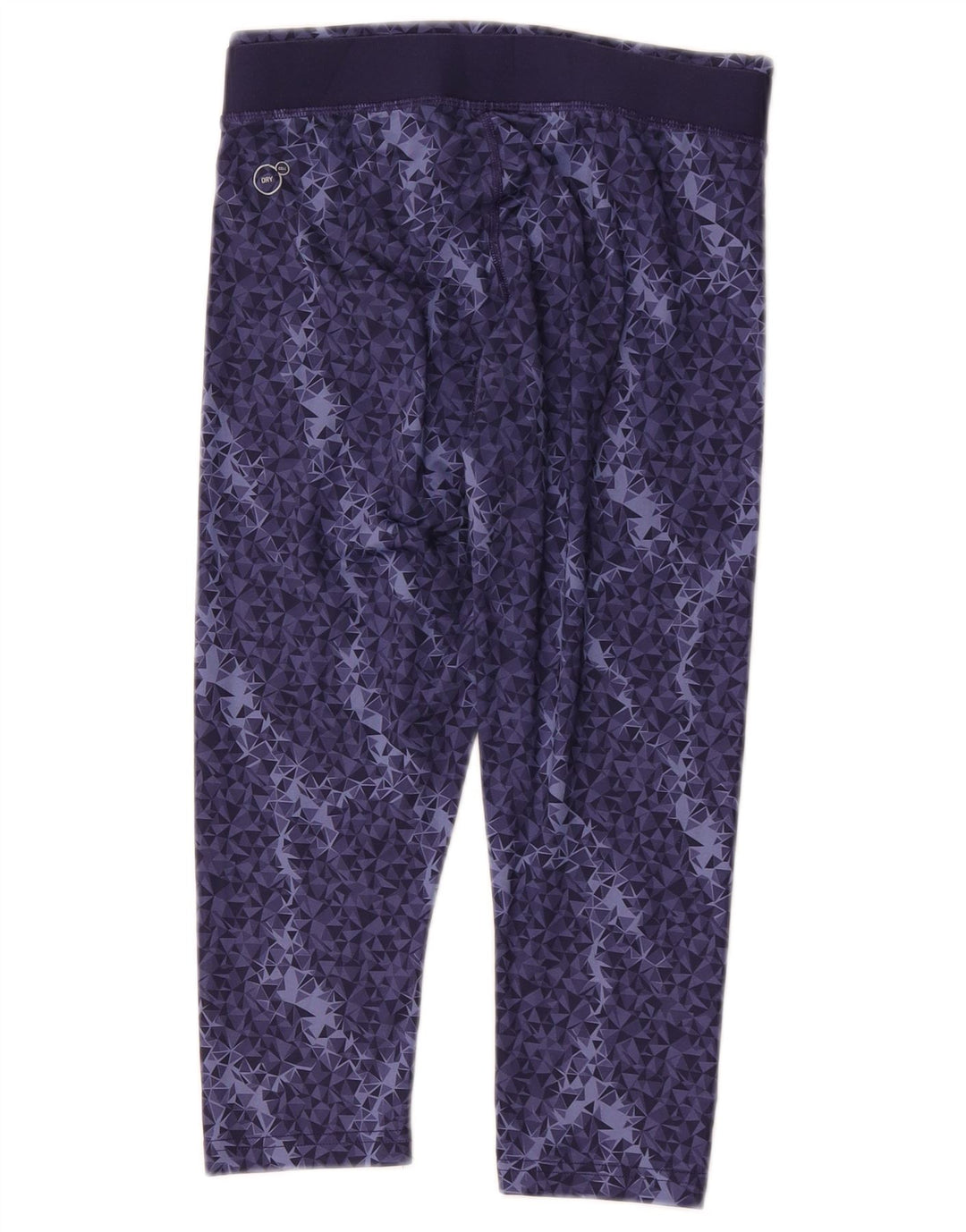 Damskie legginsy Capri Puma UK 10 Małe, granatowe, geometryczne, z poliestru